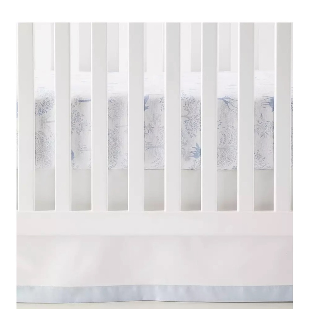 Serena & Lily Border Frame Crib Skirt